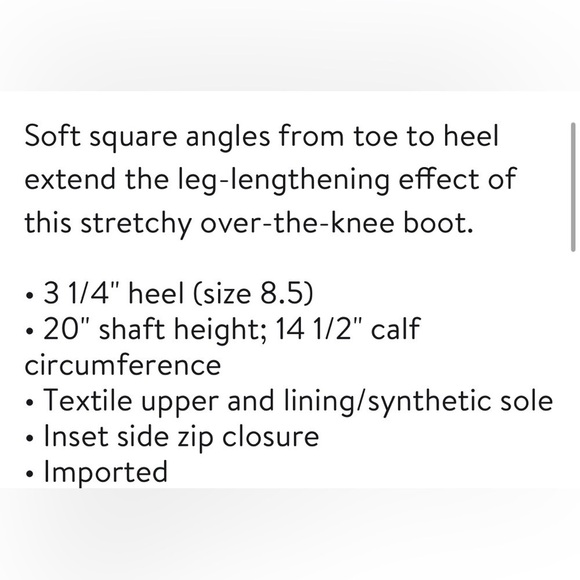 BP CALI STRETCH OVER THE KNEE BLACK BOOT SIZE 8.5M NEW - Picture 6 of 6